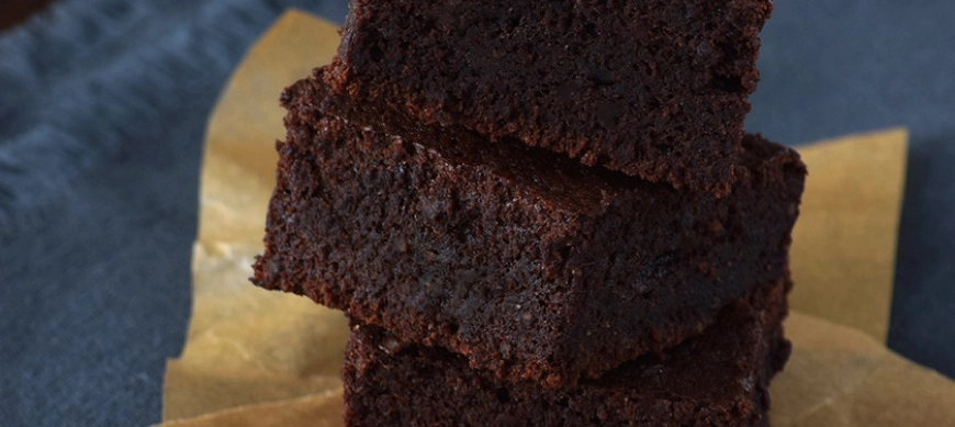 Brownie de manzana saludable