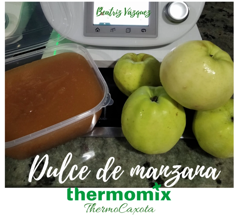 DULCE DE MANZANA CON THERMOMIX