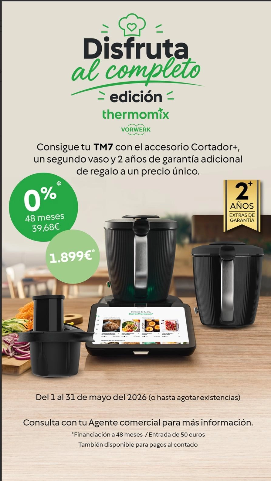 La mejor oferta del Thermomix® TM7 Mayo 2026 ha llegado… (y es por tiempo MUY limitado)