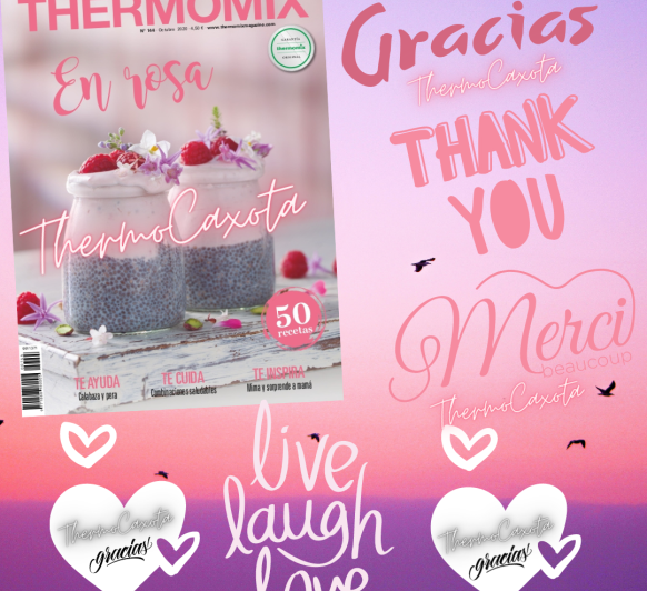 ''EN ROSA'' - Revista Thermomix® Nº 144 - Octubre 2020