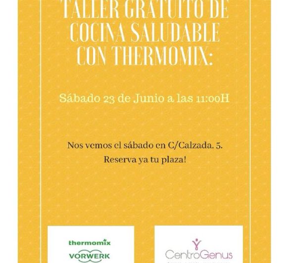 TALLER ALIMENTACIÓN SALUDABLE CON Thermomix® - LALIN (Pontevedra) 23/06/18