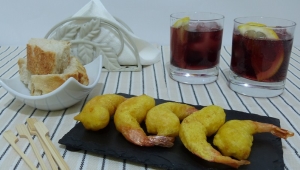 Gambas a la gabardina con Thermomix®
